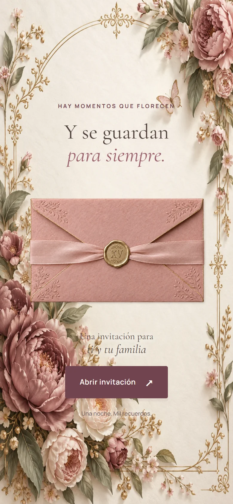 Apertura con carta de seda