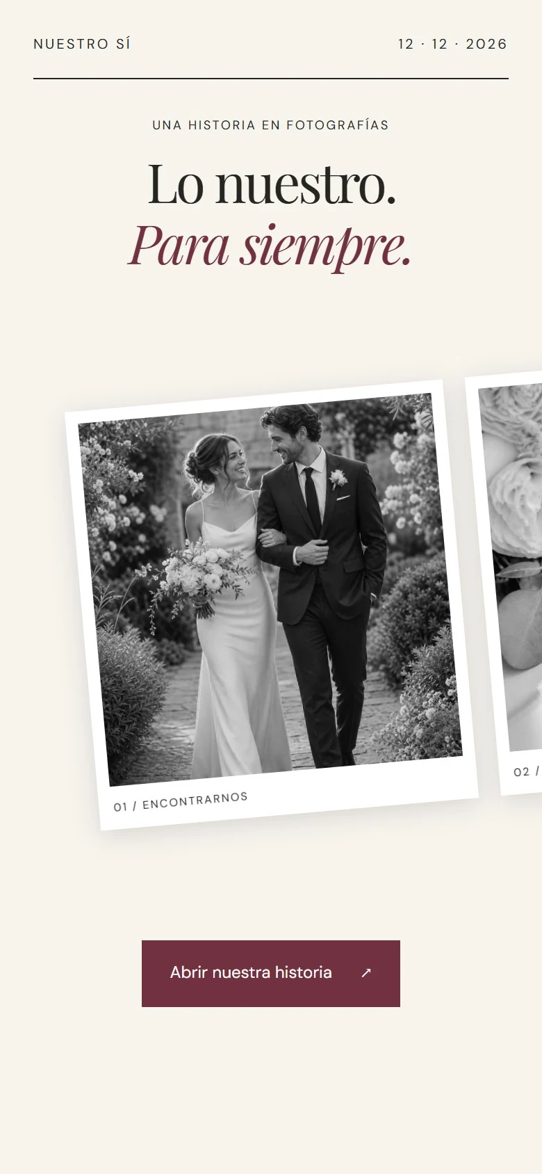 Apertura editorial de fotografías
