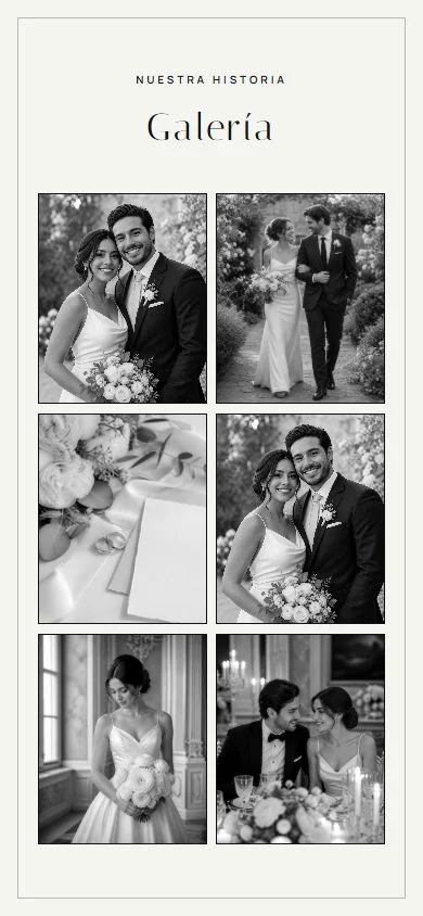 Galería de fotografías en blanco y negro
